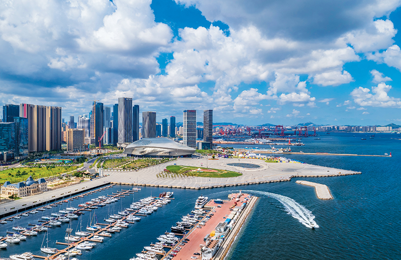 大连东港商务区(2020年9月摄)