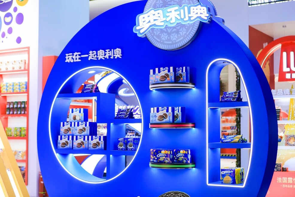 　　亿滋展台奥利奥展区
