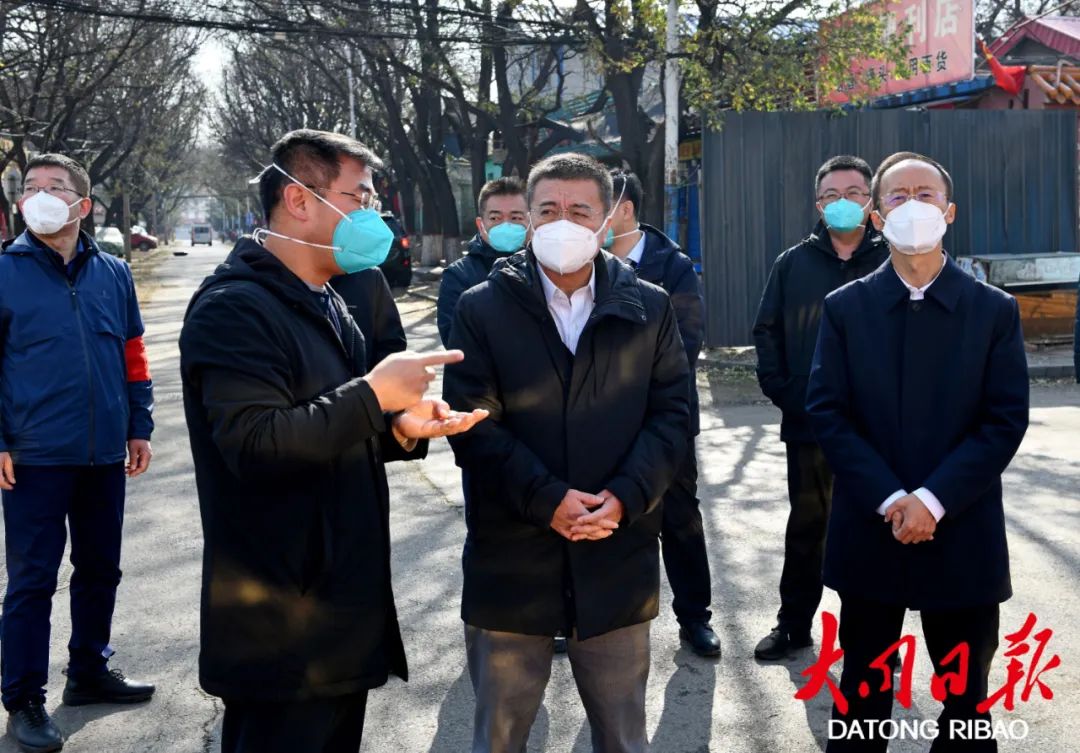 11月8日,市委副书记,市长张强在国药同煤总医院(平旺院区)督导调研
