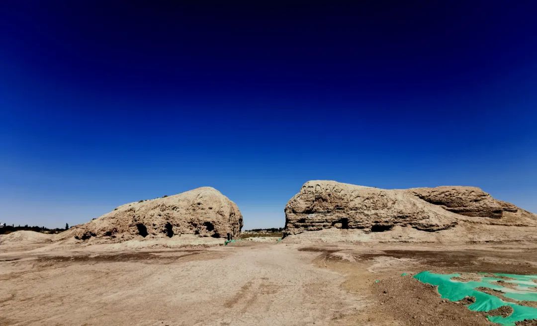 北庭都护府遗址,位于新疆吉木萨尔县.(王恩山 供图)