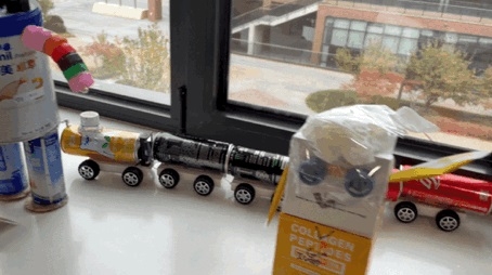 　　这个能动的小火车,正是朝阳凯文乐学活学的最好体现～