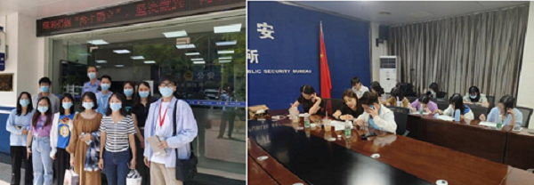 　　图：博众党支部党员突击队参与流调工作