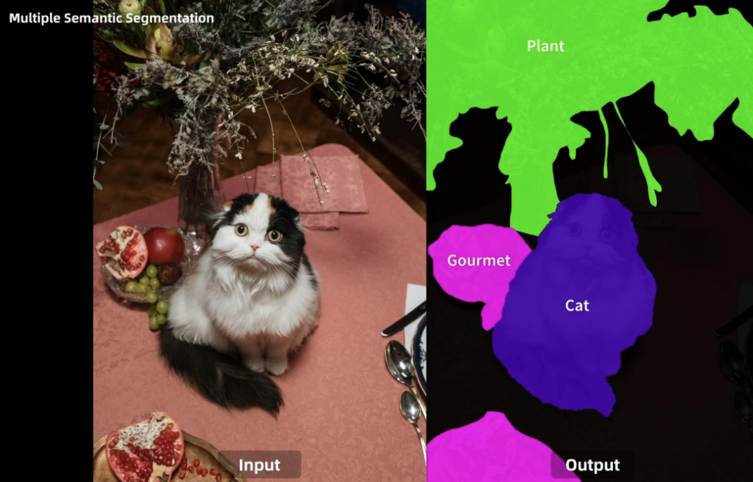 實施語義分割示意圖&nbsp; &nbsp;圖片來源：高通