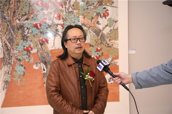 　　周同祥老师接受采访