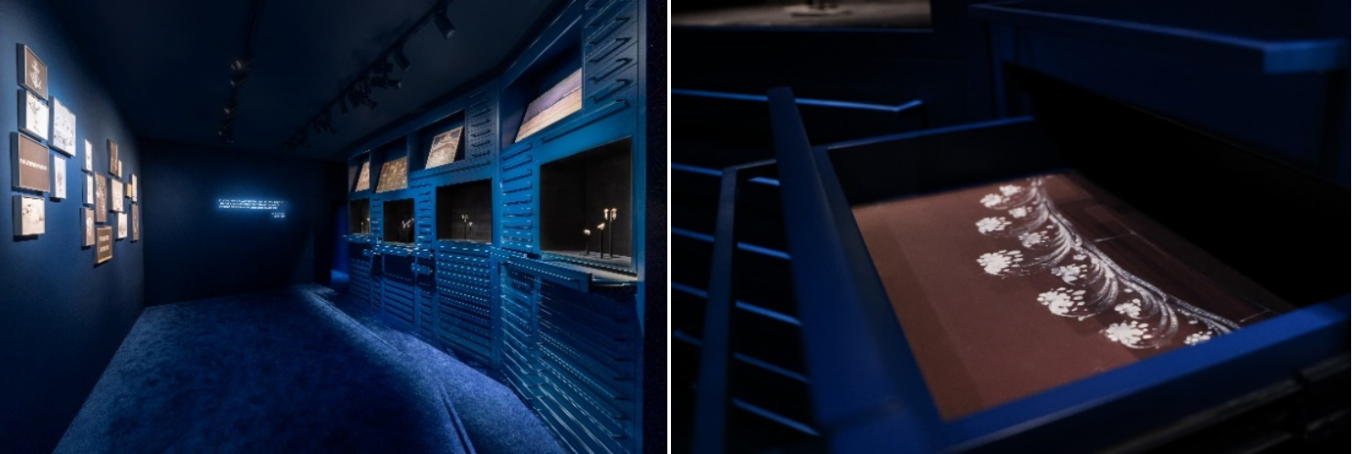 　　CHAUMET瀚海史诗高定珠宝套系私属品鉴Ondes Habitées海蕴万灵篇章展厅