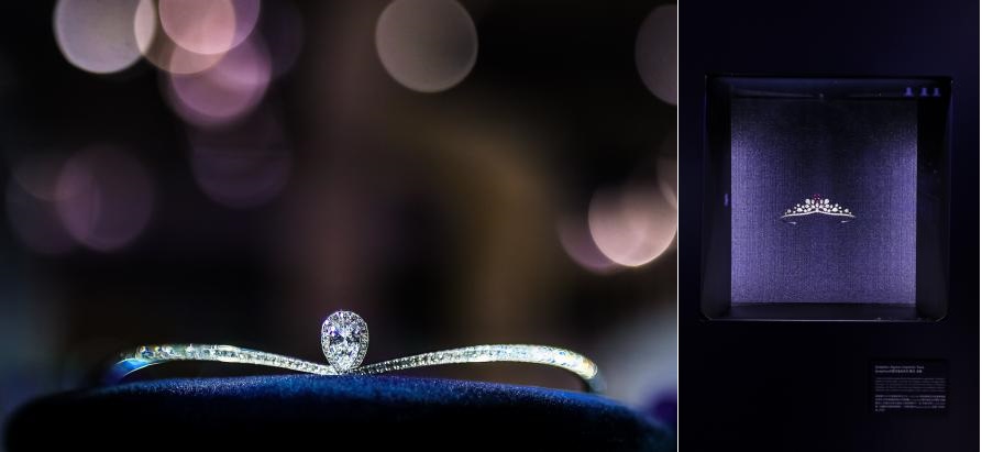 　　左图：CHAUMET Joséphine约瑟芬皇后系列 白鹭·冠冕