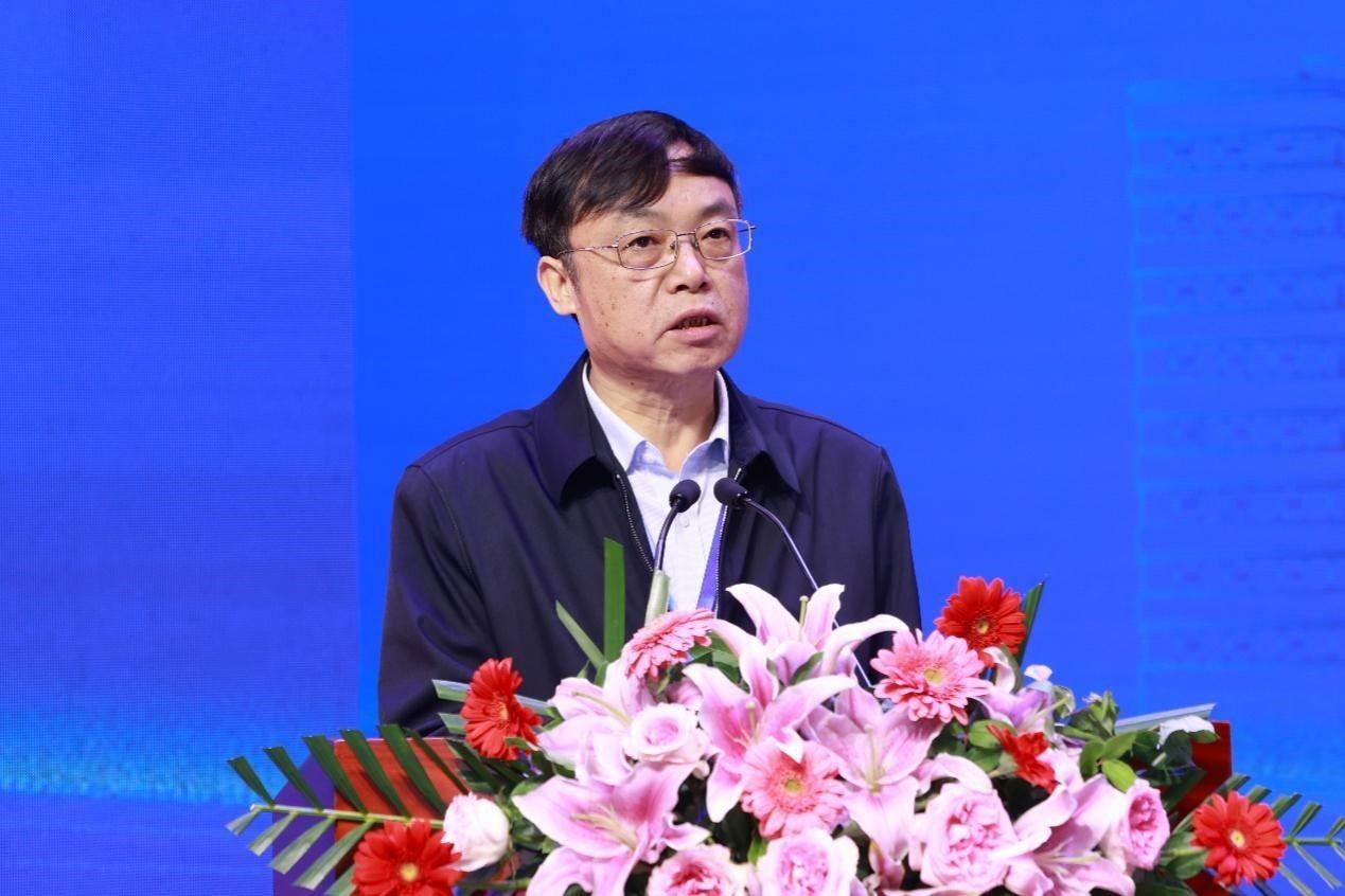 　　▲安守海发表讲话