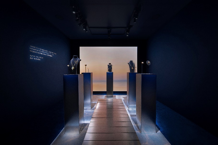 　　CHAUMET瀚海史诗高定珠宝套系私属品鉴RIVAGES斑斓岸汀篇章展厅