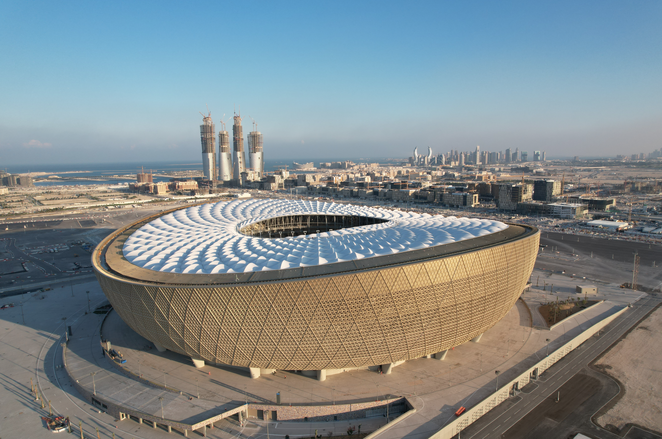 2022世界杯开赛在即,中国设计"撑起"卢塞尔体育场_新浪财经_新浪网