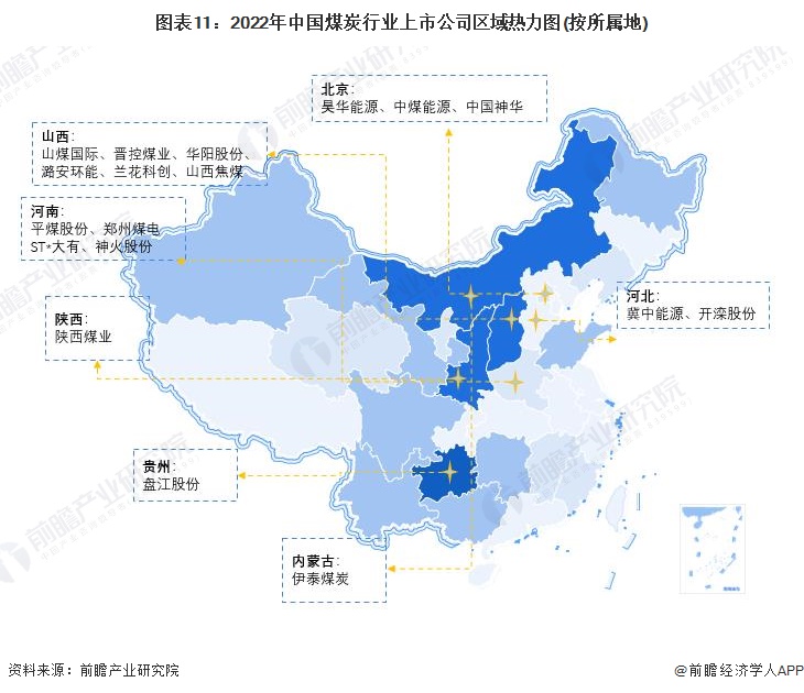 注：颜色越深代表企业数量越多。