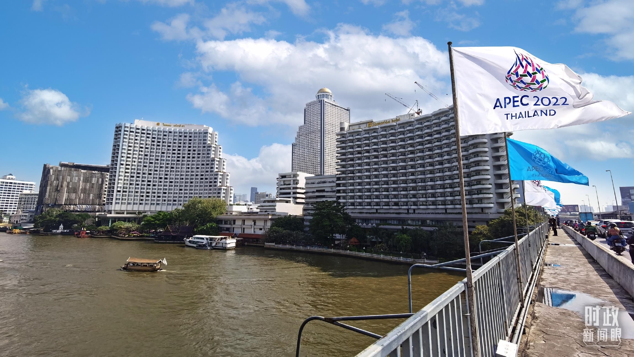 △曼谷湄南河。(总台央视记者郭鸿拍摄)