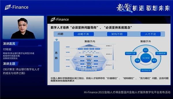　　极客邦科技副总裁、双数研究院院长付晓岩先生分享《知识聚变：商业银行数字化人才的成长与培养之路》