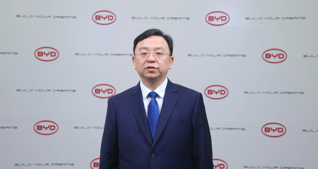 比亚迪股份有限公司董事长兼总裁王传福先生 图片来源：比亚迪汽车官方微信