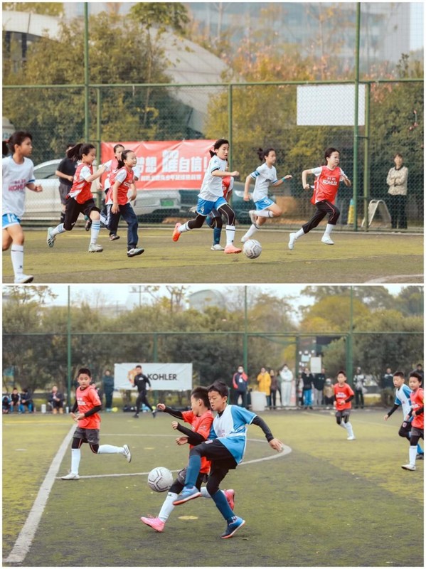　　科勒鼓励更多热爱足球的男孩女孩们绿茵场上绽放自信