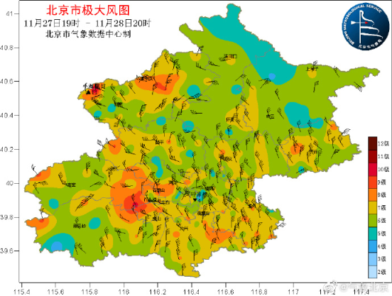 来源：@气象北京