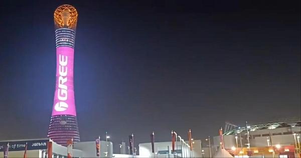 卡塔尔：世界杯点燃热情沙漠之火 中国制造送上清凉护航