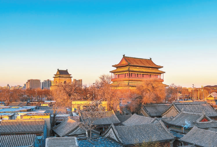 中国刘永加在没有钟表的古代,老北京四九城里有个报时中心,就是钟鼓楼