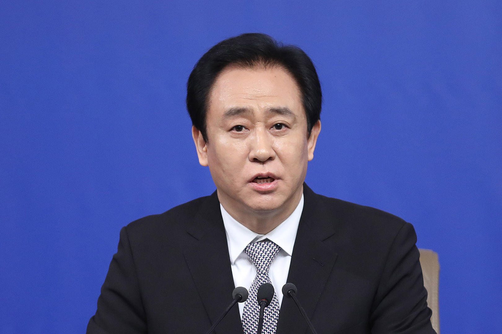 许家印 资料图片 图据视觉中国