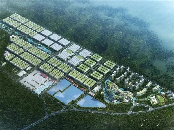  ▲湖南湘南纺织产业基地环保设施园