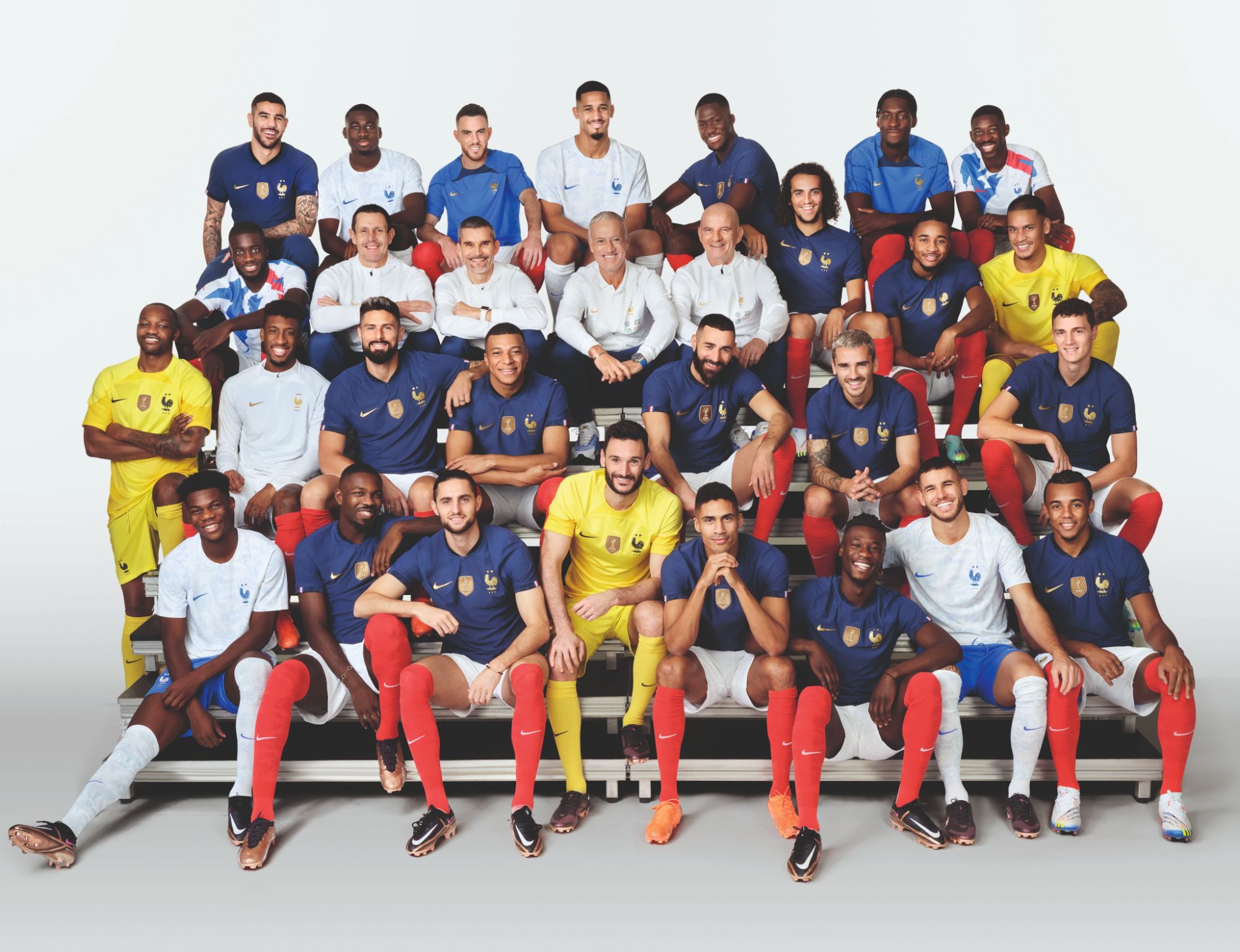 本届法国国家队(图源:法国男足官方)