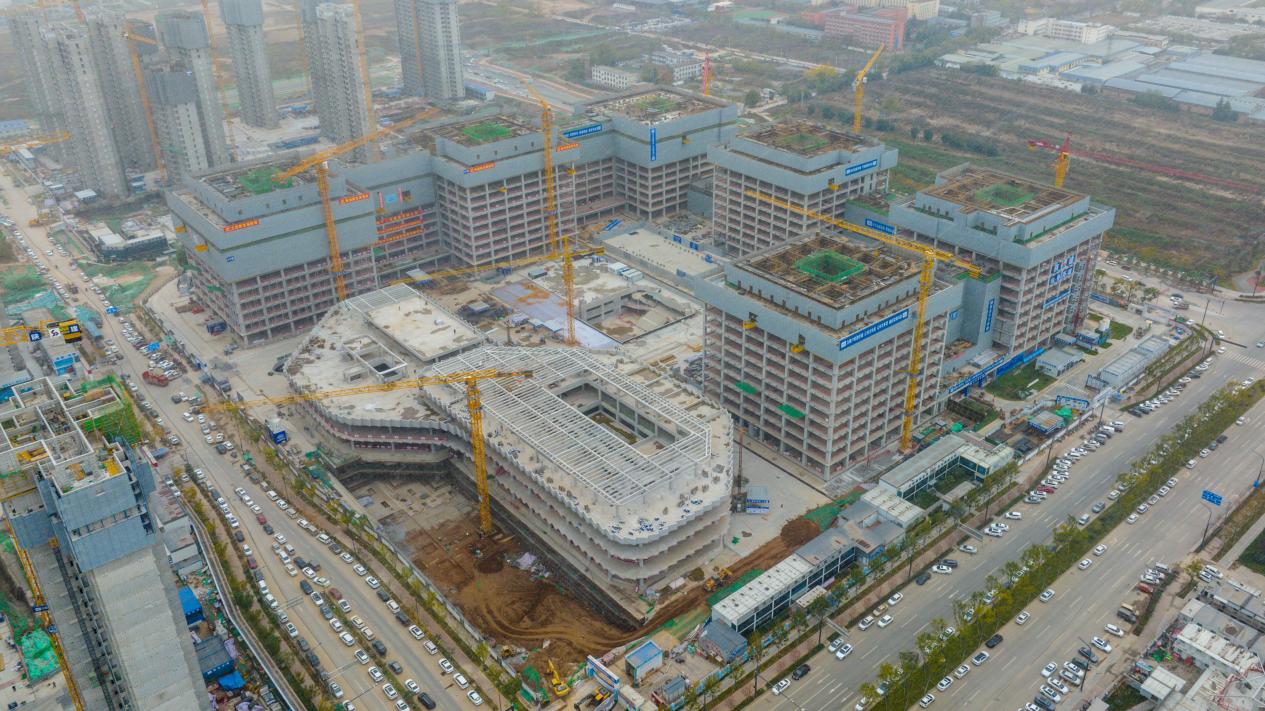 西安高新区:海康威视西安科技园项目主体封顶_手机新浪网