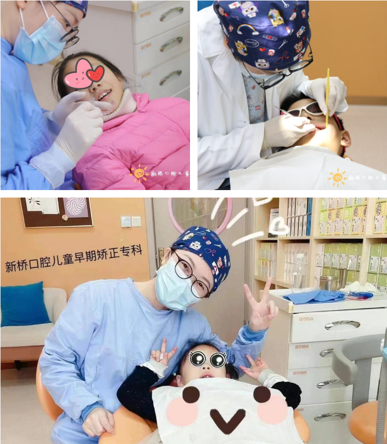 　　细心为小患者看牙~