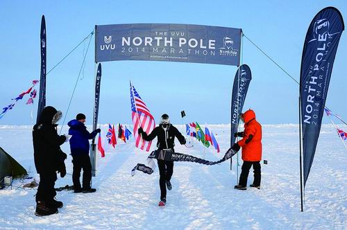 图片来源：north pole marathon