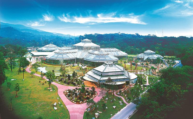 华南国家植物园景观温室群全景 华南国家植物园供图