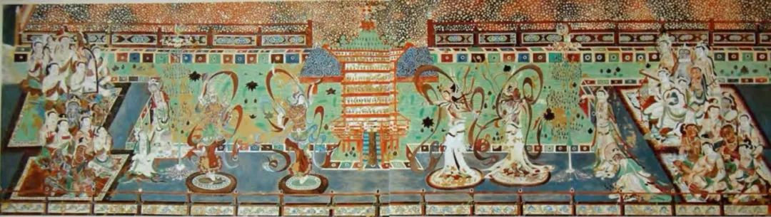 敦煌莫高窟第220窟胡旋舞图.