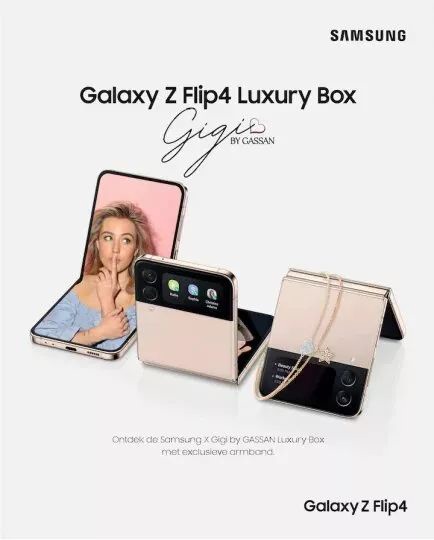 和珠宝品牌Gigi by GASSAN合作，三星再推限量奢华版Galaxy Z Flip 4