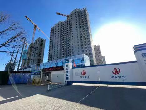 华樾国际领尚工地.摄影/《财经》记者 刘昕