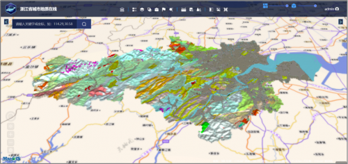 　　杭州中心城区地质体模型