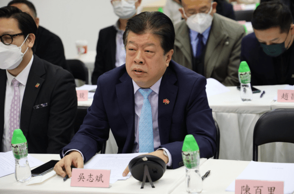 图 | 香港安徽联谊总会常务副会长吴志斌致辞