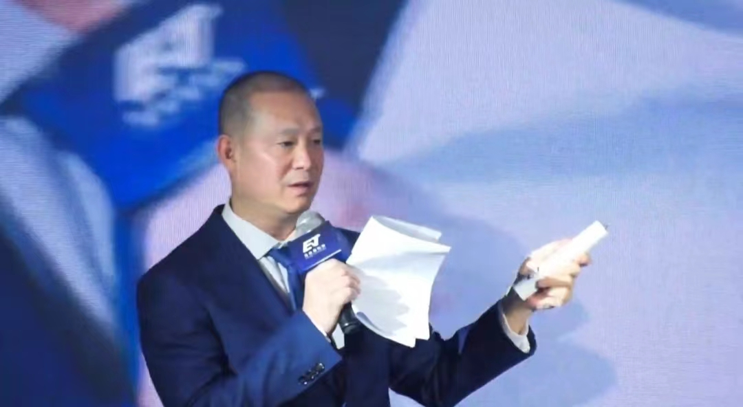 英能基创始人和董事长覃恒志发表了重要讲话"我们英能基科技有限公司