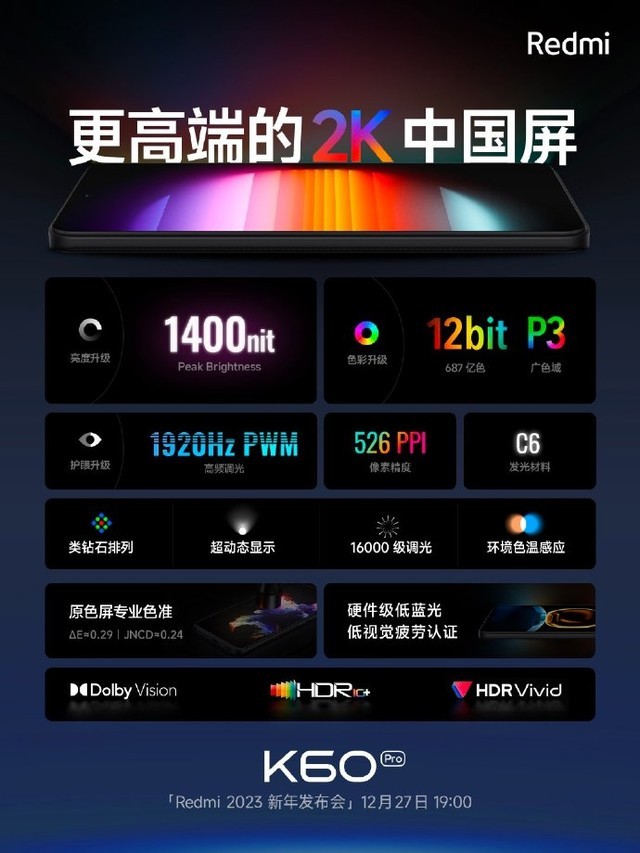 红米K60卢伟冰爆料有哪些？