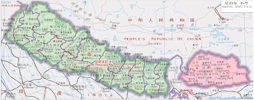 尼泊尔地理位置图片