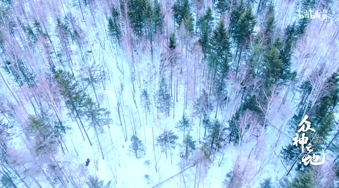 大兴安岭的冬天像画一样