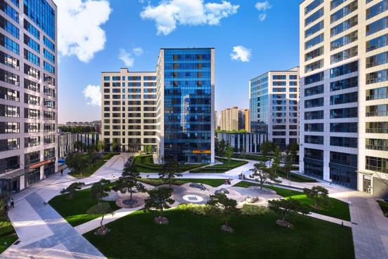 　　(图：中科电商谷产业园一期实景，已平稳运营期，定位于职住平衡的“双创园”及“双创社区”)