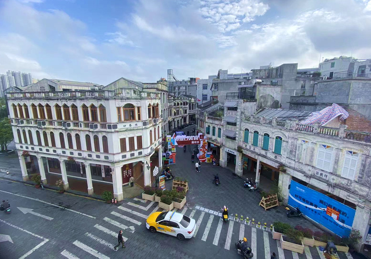 如今的海口水巷口.记者陈望 摄