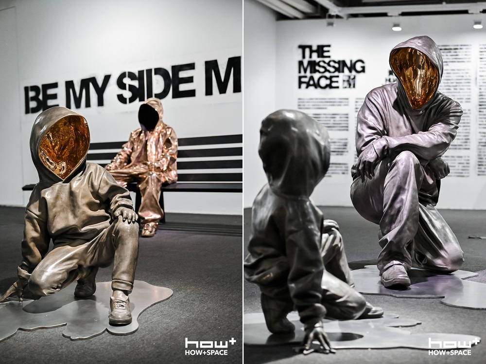 　　黄玉龙个展“甲乙丙丁”现场 图片©HOW+