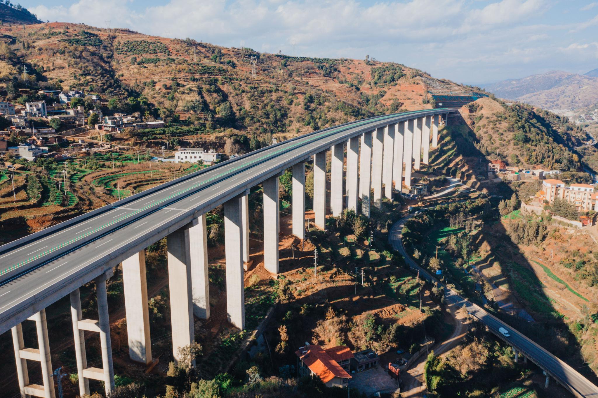 中国中铁投资建设运营的昆倘高速公路通车|中国中铁|高速公路|昆明市