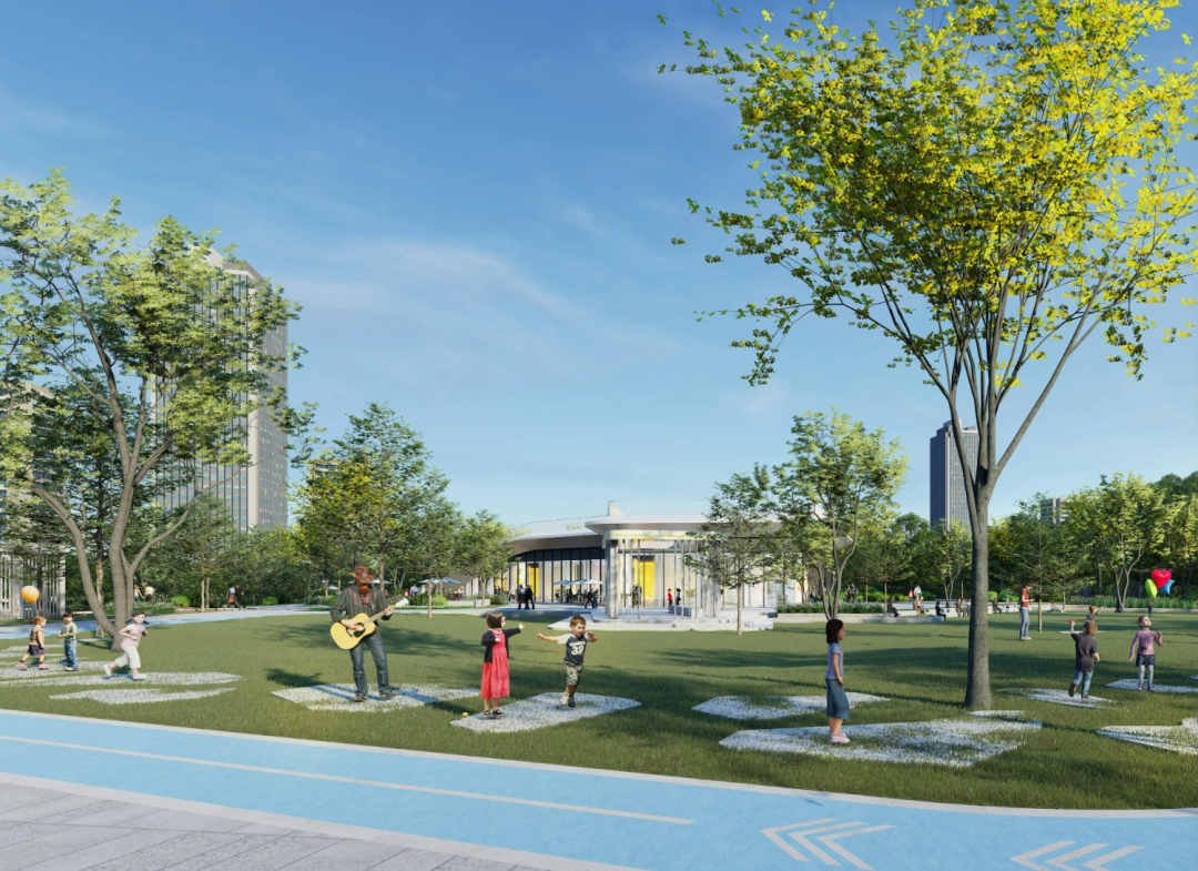 珠海千帆广场公园效果图