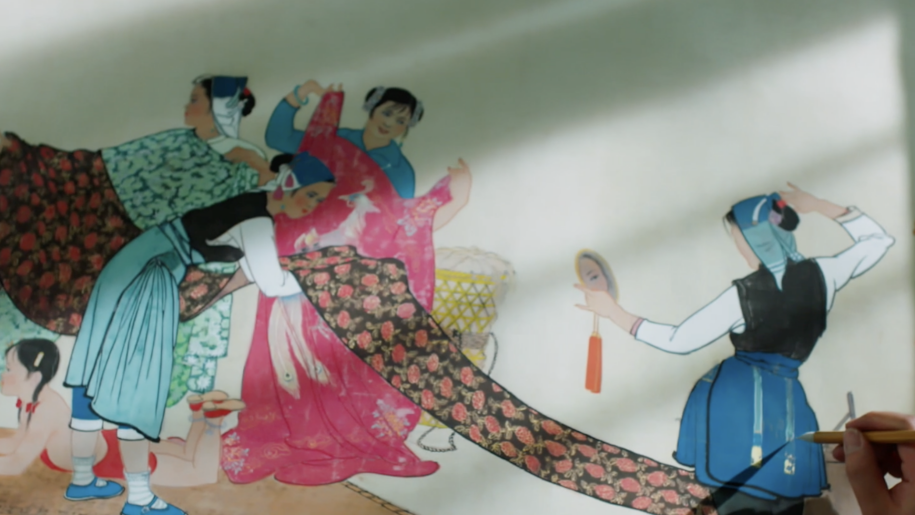 画中一凝眸·传统越千年——《美术里的中国》呈现《货郎图》传递的现代生活诗意|货郎图_新浪财经_新浪网