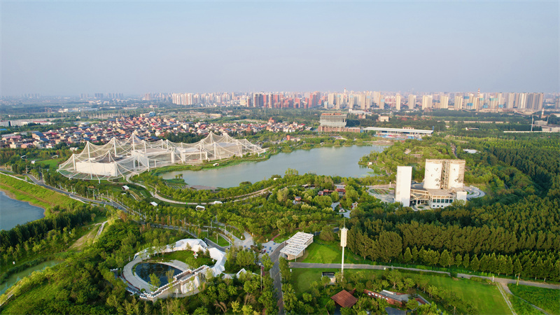 复兴区园博园.复兴区融媒体中心供图.