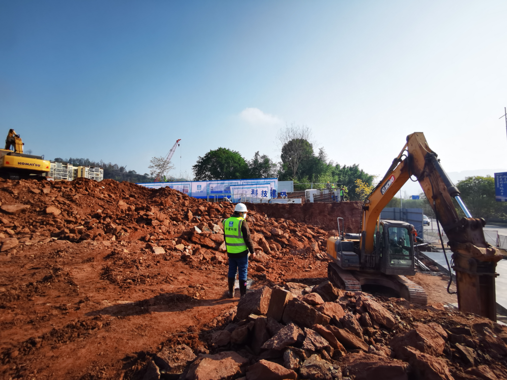重庆国际生物城建设现场.建设单位供图