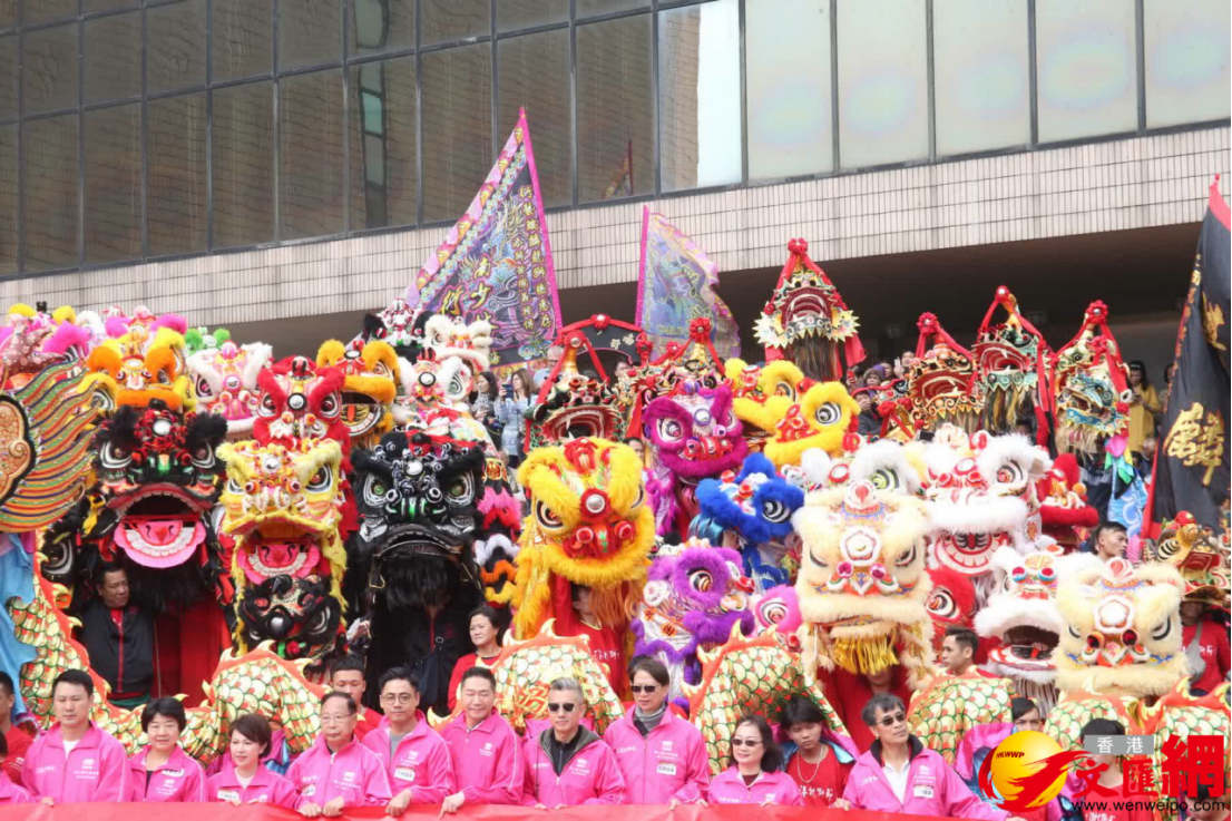 港媒：因疫情停办3年的“香港龙狮节”今日回归，场面十分热闹|新冠肺炎_新浪军事_新浪网