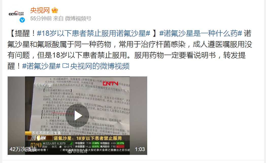 18岁以下禁止服用诺氟沙星 Xbb 1 5毒株在美国登顶 国家药监局教你备好儿童用药箱 便秘 新浪财经 新浪网