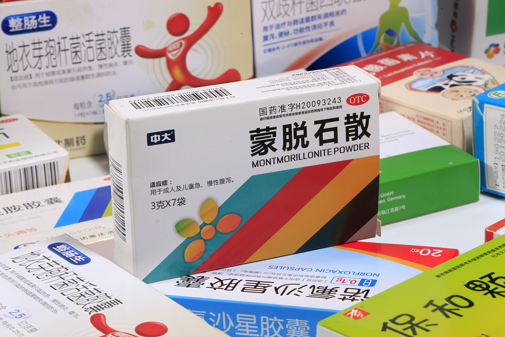 蒙脱石散 视觉中国 图