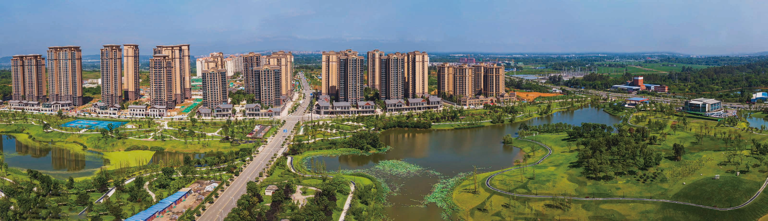 骑龙湖湿地公园.(高俊忠/摄)