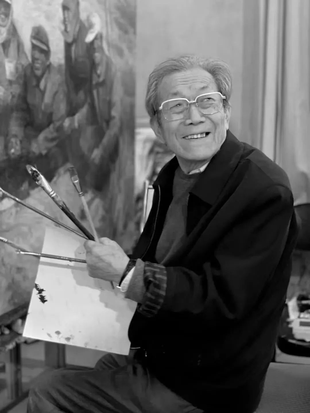 中央美术学院教授,著名油画艺术家钟涵逝世,享年94岁|油画_新浪财经